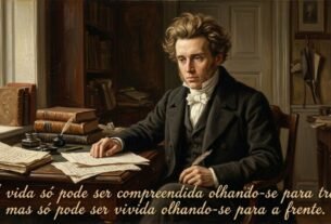 A reflexão de Søren Kierkegaard, filósofo dinamarquês, sobre o passado: “A vida só pode ser compreendida olhando-se para trás, mas só pode ser vivida olhando-se para a frente.”