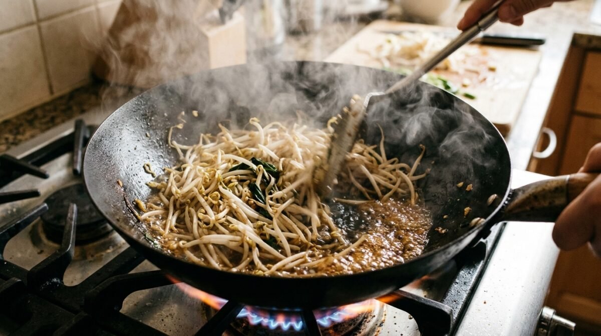 Adicionar brotos crus de alfafa ou feijão à salada parece uma maneira saudável de aumentar a variedade de vegetais, mas eles podem carregar bactérias como Salmonella e E. coli: no Canadá, autoridades recomendam cozinhar completamente os brotos, especialmente quando destinados a grupos vulneráveis
