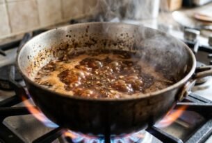 Aproveitar a marinada da carne crua como molho parece evitar desperdício, mas o líquido pode carregar microrganismos do alimento: a FDA recomenda não reutilizá-lo sem antes levá-lo à fervura