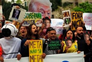 Ato em São Paulo cobra neutralidade da Meta nas eleições
