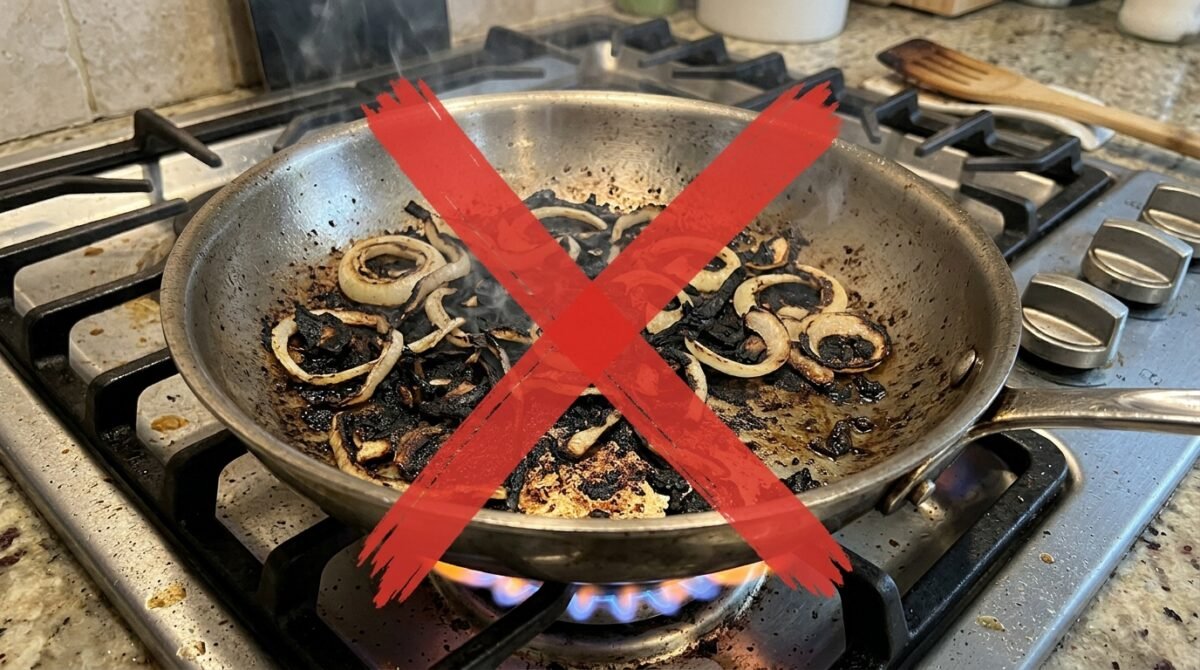 Aumentar o fogo para caramelizar cebola mais rápido pode acabar queimando o preparo: uma receita de Rita Lobo mostra por que essa etapa exige cerca de 30 minutos de paciência