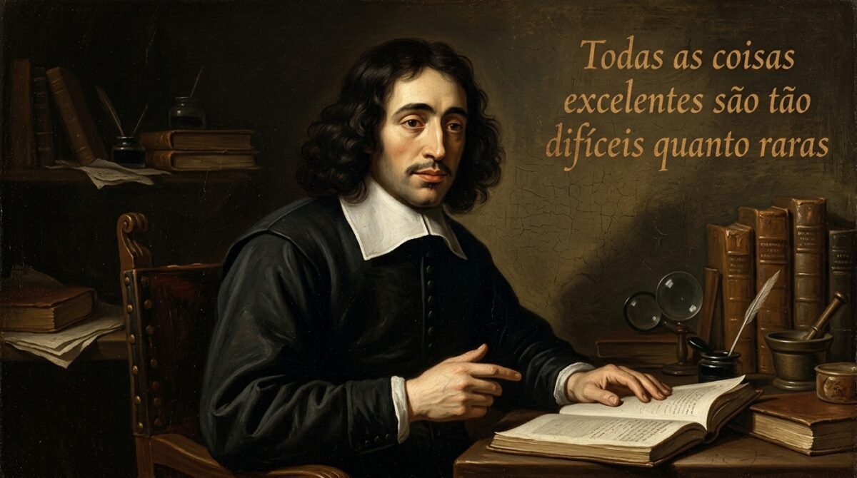 Baruch Spinoza resumiu em poucas palavras por que aquilo que realmente vale a pena costuma exigir esforço: “Todas as coisas excelentes são tão difíceis quanto raras”