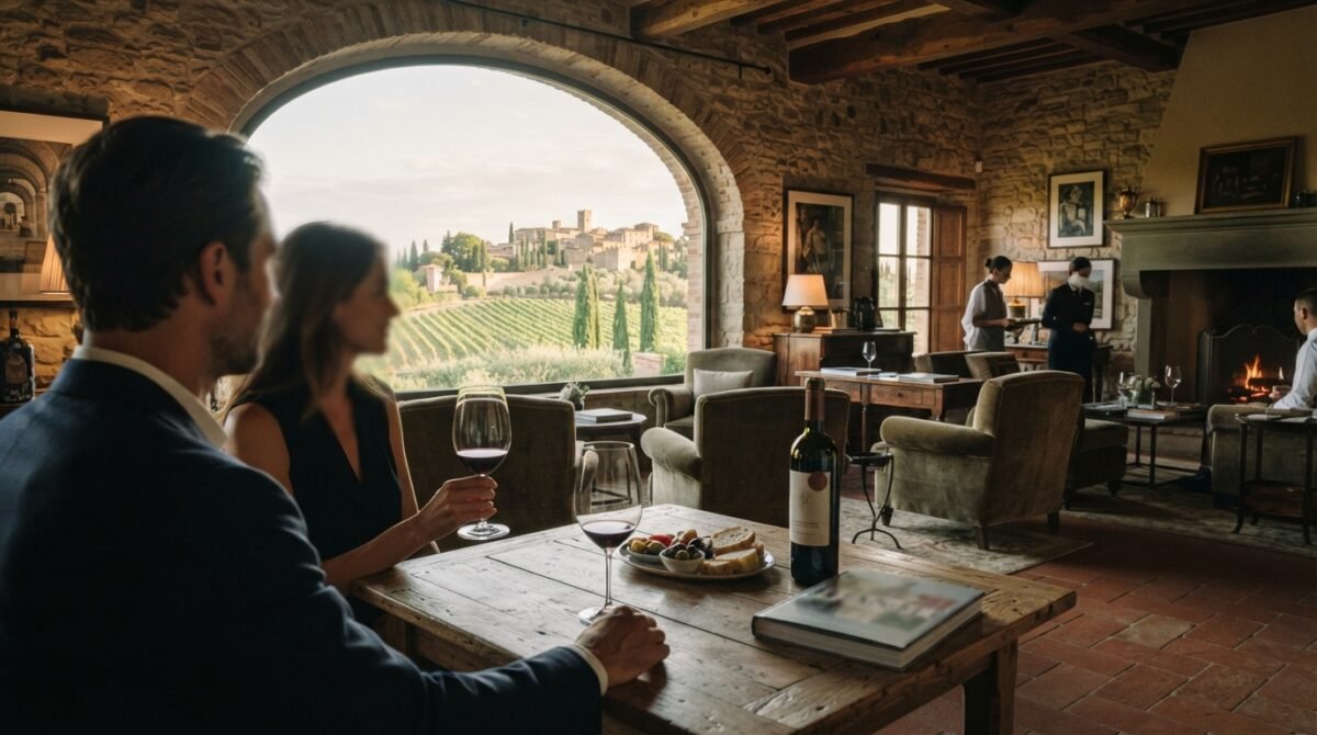 Belmond reabre castelo na Toscana com design, vinho e memória