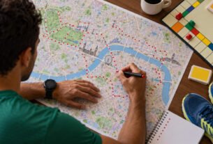 Brasileiro percorre 28 pontos de Londres em 1 hora e 31 minutos, transforma tabuleiro de Banco Imobiliário em corrida real e entra para o Guinness
