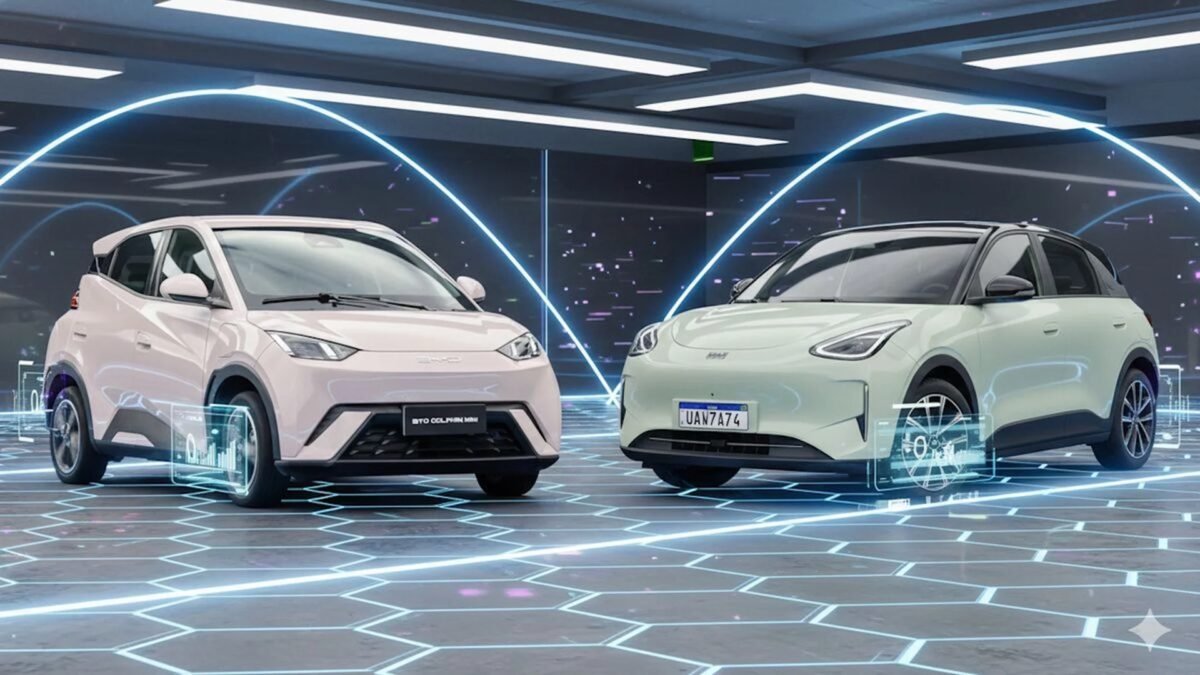 BYD Dolphin Mini x Geely EX2: compare e escolha seu elétrico