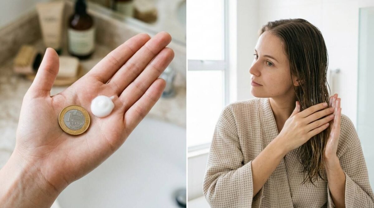 Cabelo fino não precisa receber máscara pesada em toda lavagem: a quantidade pode fazer mais diferença que o produto