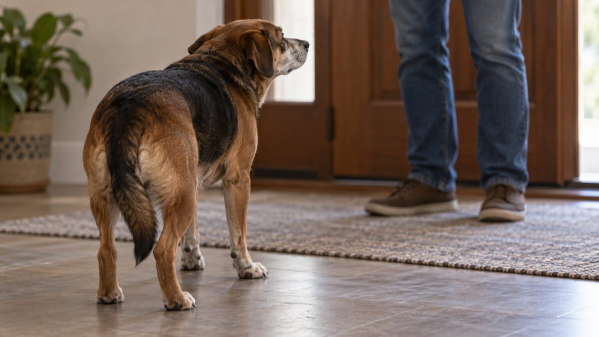Cachorro abaixa a cabeça, esconde o rabo e faz cara de culpado depois de destruir alguma coisa, mas pesquisas indicam que o gesto pode ter outro significado