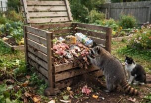 Carne, peixe e laticínios jogados na composteira doméstica podem transformar o adubo em um ponto de atração para animais e moscas