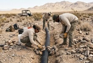 Cientistas enterraram tubos plásticos em rejeitos de mineração na Austrália e flagraram marsupiais ameaçados entrando nos abrigos, com temperatura máxima média de 33,6 °C, semelhante à das tocas naturais