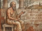 Citação de Sócrates, o filósofo ateniense: “Uma vida sem reflexão não vale a pena ser vivida”: a importância de questionar a própria existência