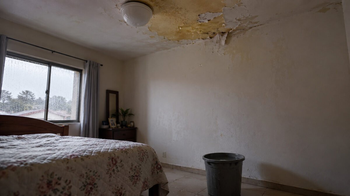 Cobertura deixa a impermeabilização sem manutenção, apartamento de baixo começa a ter infiltração e a discussão muda quando todos descobrem quem é responsável pela conservação daquela área
