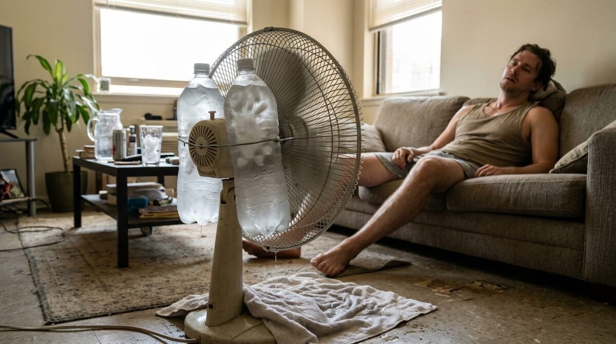 Colocar uma garrafa com água congelada na frente do ventilador: por que é recomendado e para que serve segundo os egípcios