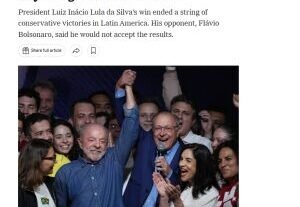 Como a imprensa internacional reagiu à reeleição de Lula