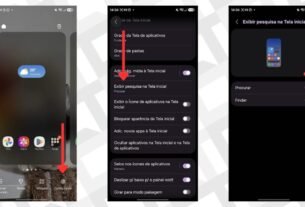 Como tirar a barra do Google da tela inicial na One UI 9