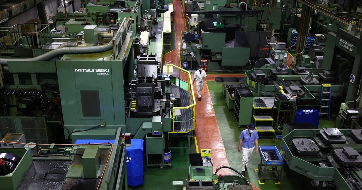 Crescimento do setor manufatureiro do Japão desacelera para menor nível em 7 meses em outubro, diz PMI