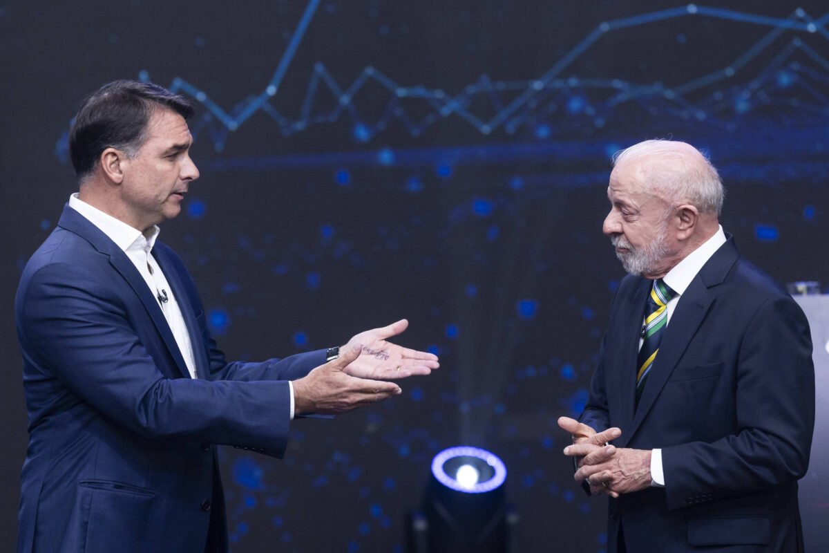 Debate de Lula e Flávio Bolsonaro é marcado por Vorcaro e Luchsinger
