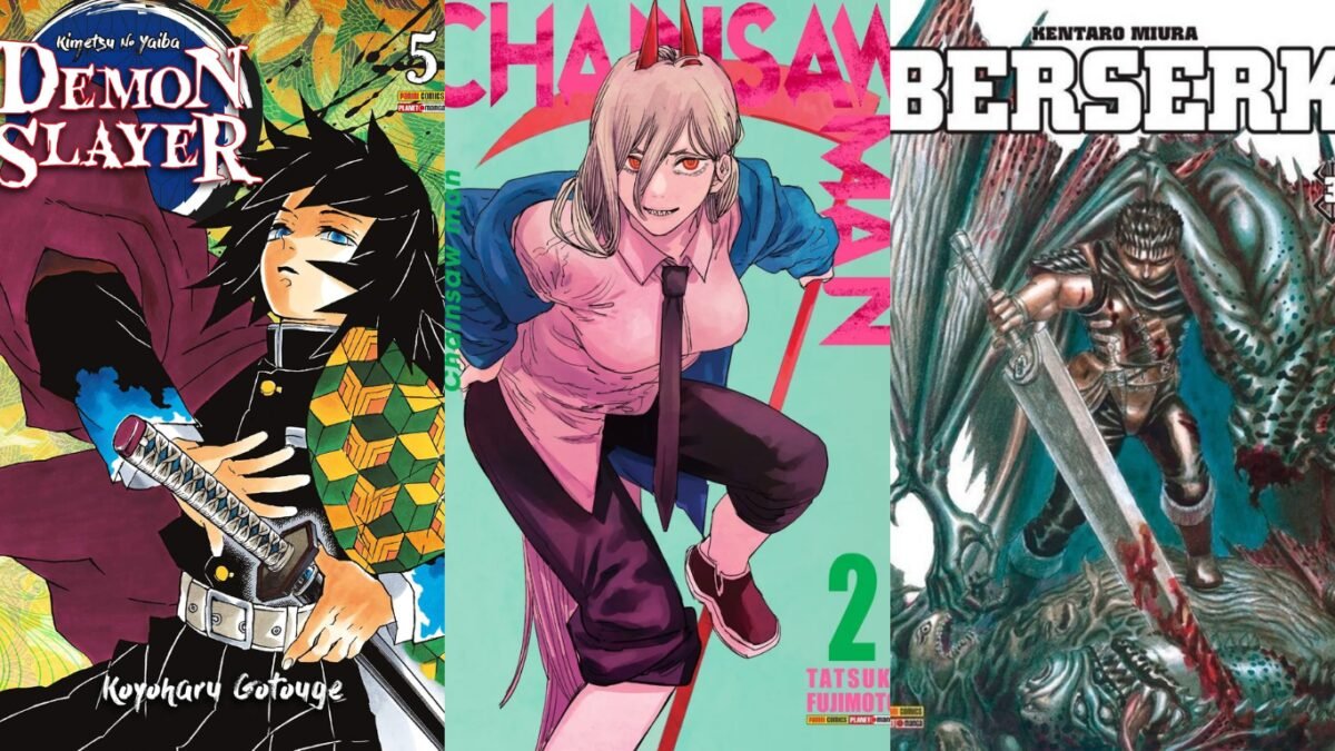 Demon Slayer, Berserk e Chainsaw Man: mangás de sucesso ficam mais baratos em oferta hoje na Amazon