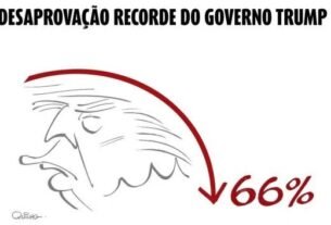 Desaprovação recorde do Governo Trump