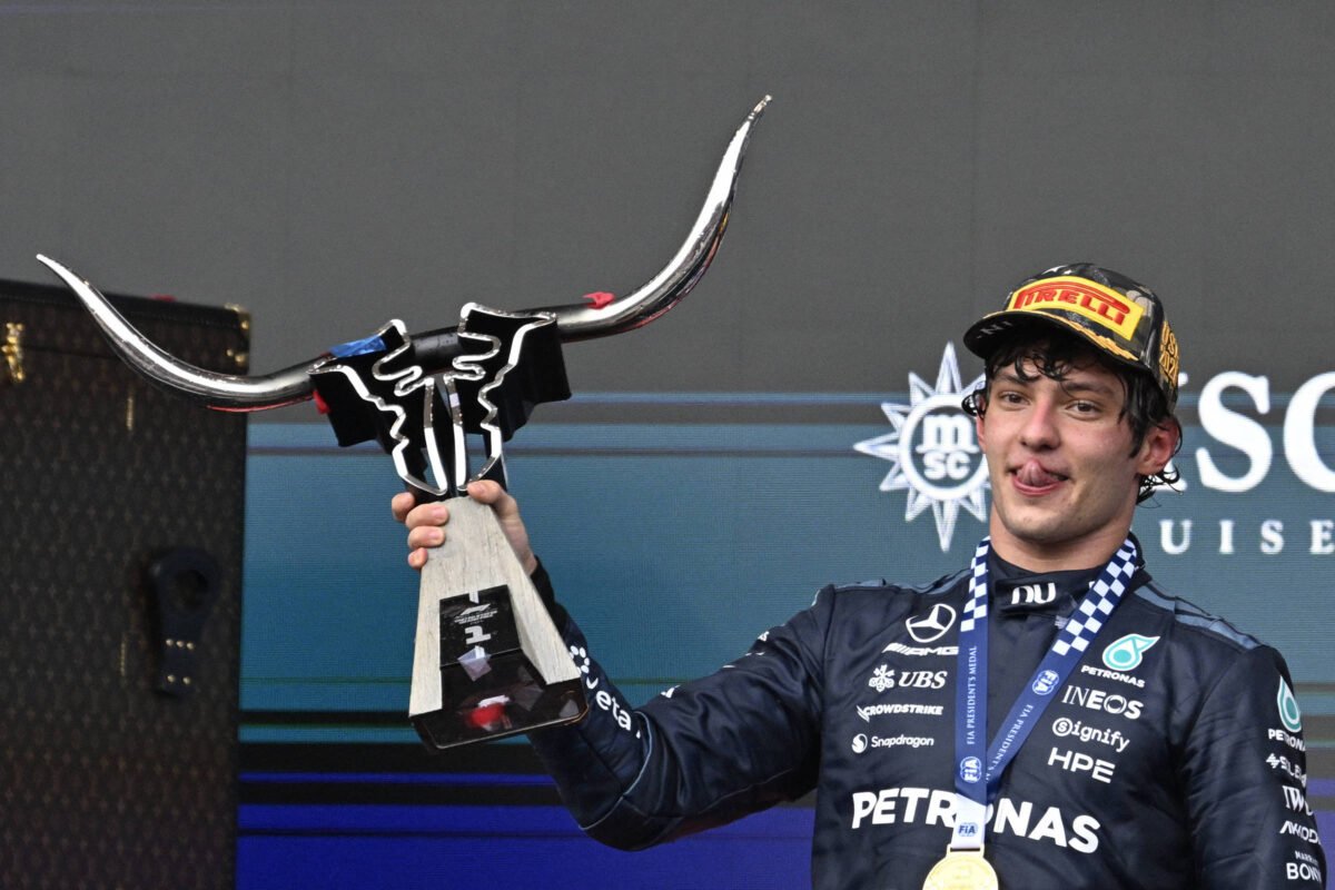 Dois pontos separam Kimi Antonelli do título da F1