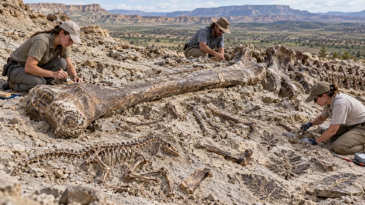 Eles reconstroem o ecossistema do Jurássico e descobrem que os filhotes de dinossauros gigantes eram o alimento preferido de grandes predadores