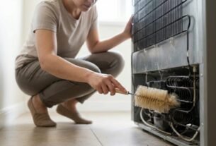 Especialistas em refrigeração japoneses alertam: “Não limpar as serpentinas da geladeira regularmente pode aumentar o consumo de energia e dificultar o resfriamento dos alimentos.”