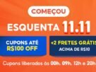 Esquenta 11.11 da Shopee começa com cupom exclusivos e ofertas variadas