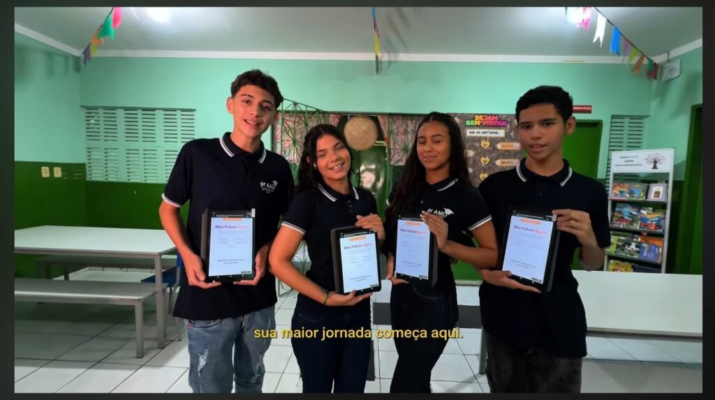 Estudantes investem em tecnologia para motivar colegas no ensino integral