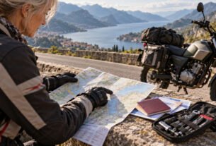 Ex-professora de 58 anos aprende a pilotar depois dos 40 e percorre mais de 120 países e sete continentes numa motocicleta de baixa cilindrada
