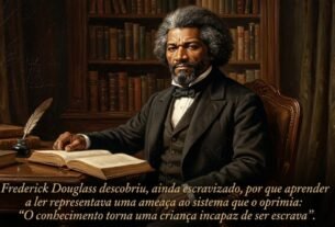 Frederick Douglass descobriu, ainda escravizado, por que aprender a ler representava uma ameaça ao sistema que o oprimia: “O conhecimento torna uma criança incapaz de ser escrava”.