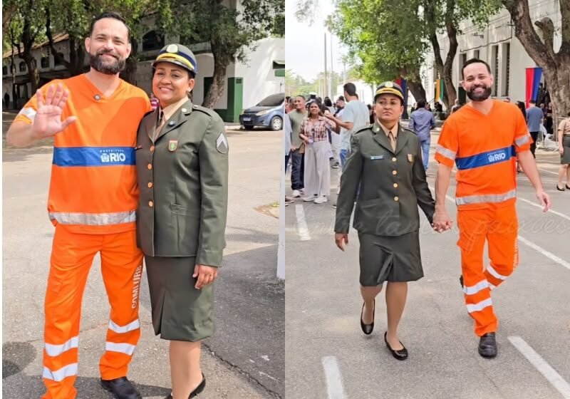 Gari vai de uniforme à formatura da esposa no Exército e cena de orgulho emociona; vídeo