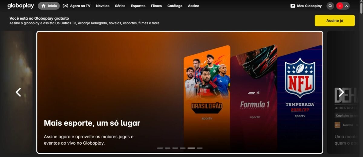 Globoplay lança novos planos com sportv incluso por R$ 19,90; veja o que muda