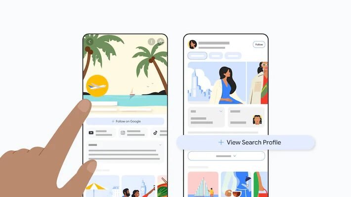 Google lança ‘Perfis de Busca’ no Brasil para criadores de conteúdo e editores
