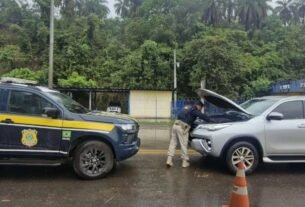 Grande BH: dois homens são presos com carro clonado na BR-381