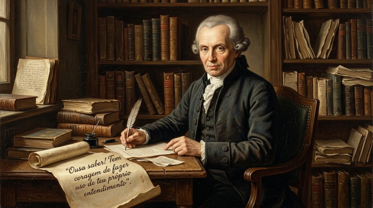 Immanuel Kant resumiu o espírito do Iluminismo ao defender que o ser humano deveria abandonar a dependência intelectual e pensar por conta própria: “Ousa saber! Tem coragem de fazer uso de teu próprio entendimento”.