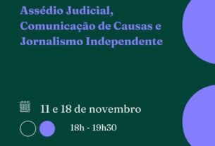 Instituto Tornavoz promove evento on-line sobre assédio judicial e jornalismo