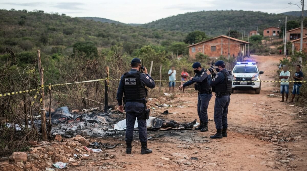 Jovem de 19 anos é executado a tiros e tem corpo carbonizado em Esmeraldas