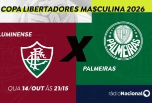 Libertadores: Rádio Nacional transmite Fluminense x Palmeiras