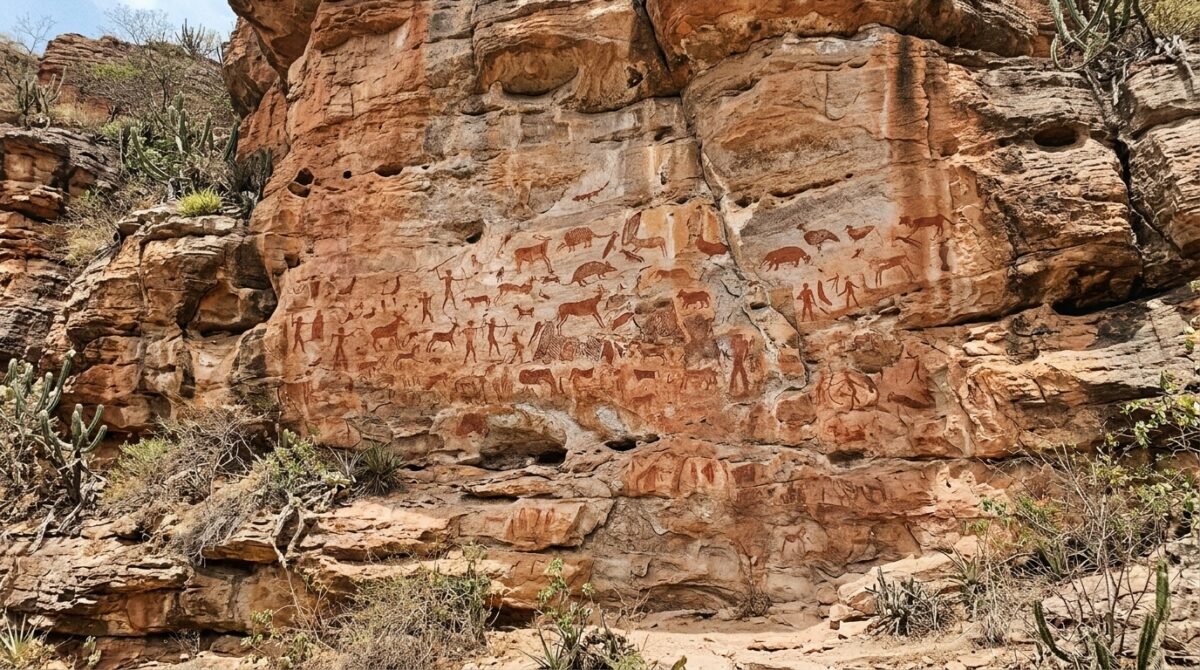 Mais de mil sítios arqueológicos preservam pinturas rupestres e vestígios de antigas populações entre paredões rochosos e vegetação da Caatinga: o parque nacional do Piauí reconhecido pela Unesco em 1991 que guarda registros fundamentais para compreender a ocupação humana das Américas.