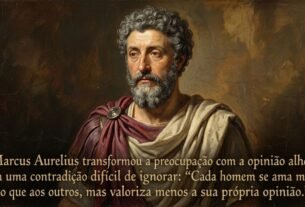 Marco Aurélio transformou a preocupação com a opinião alheia em uma contradição difícil de ignorar: “Cada homem ama a si mesmo mais que aos outros, mas valoriza menos a própria opinião”