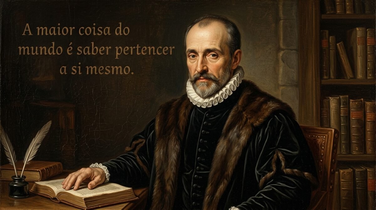 Michel de Montaigne, filósofo francês, sobre a independência emocional: “A maior coisa do mundo é saber pertencer a si mesmo.”
