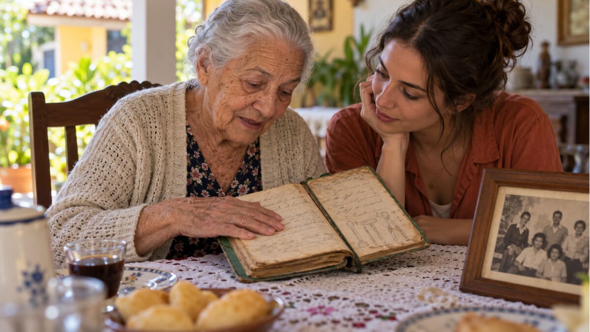 Mulher encontra o próprio sobrenome num caderno antigo comprado em sebo, leva o livro para casa e descobre que ele pertenceu a um parente que morreu antes de ela nascer