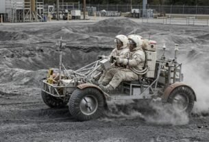NASA divulga imagens de astronautas testando o rover Pegasus: veículos lunares poderão percorrer até 6 km por dia para mapear o polo sul da Lua