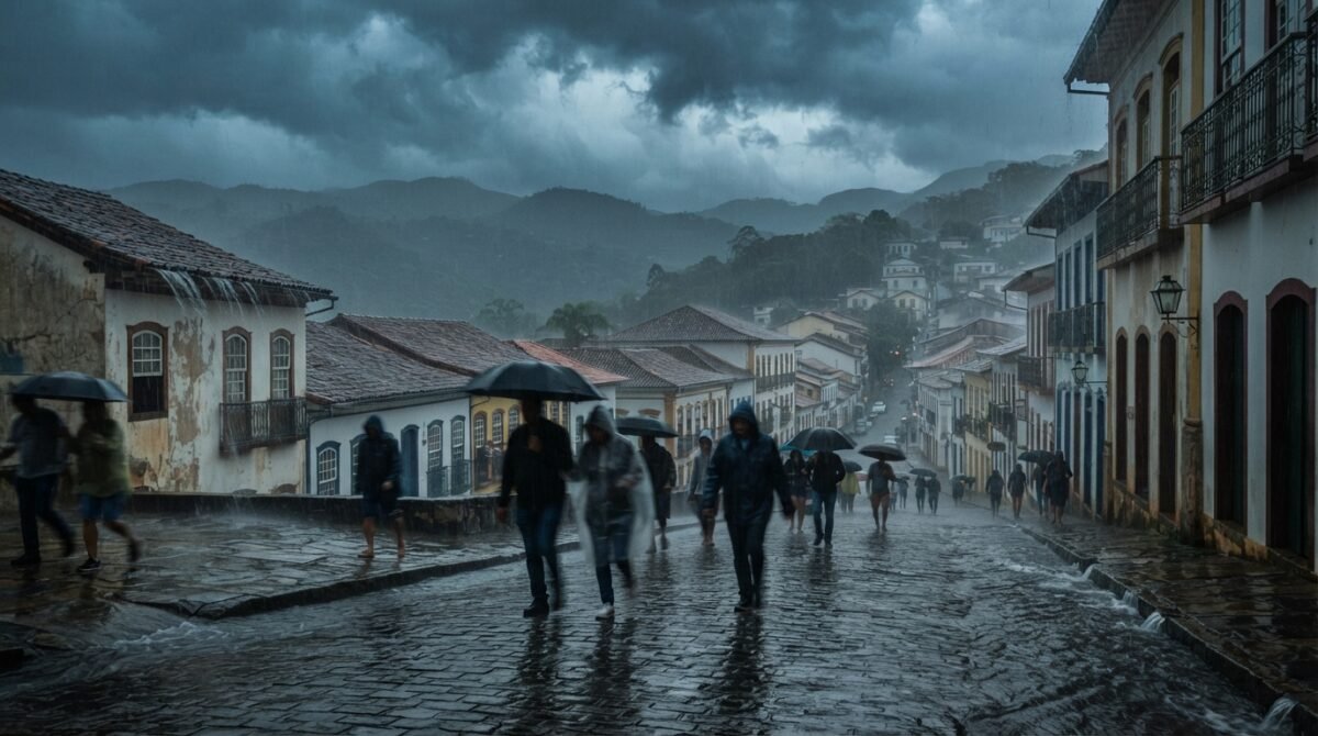 Novo ciclone extratropical dá trégua ao calorão e provoca temporais em Minas Gerais a partir de hoje