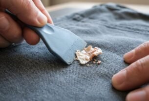 O chiclete grudou na roupa? Aplicar gelo antes de tentar arrancá-lo ajuda a endurecer o resíduo e facilita a retirada sem espalhar ainda mais a sujeira pelo tecido