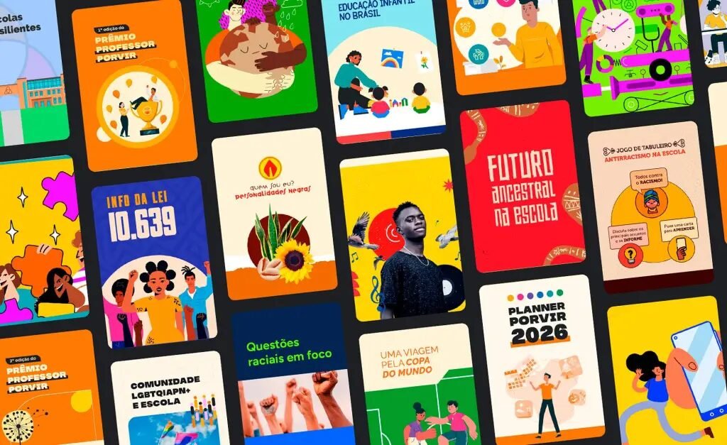 O Porvir está de cara nova e agora tem uma biblioteca para professores