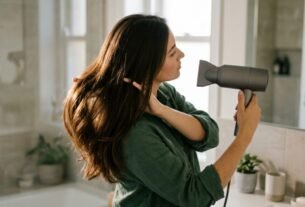 O secador de cabelo pode provocar mais danos quando utilizado muito perto dos fios: cabeleireiros explicam por que a distância e a temperatura influenciam o resultado da secagem
