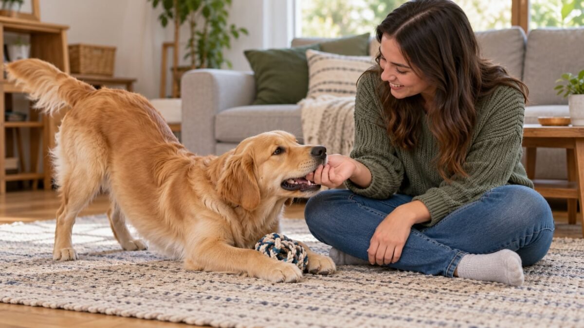Os veterinários experientes concordam: os mordidinhas suaves dos cães podem ser uma forma de comunicação