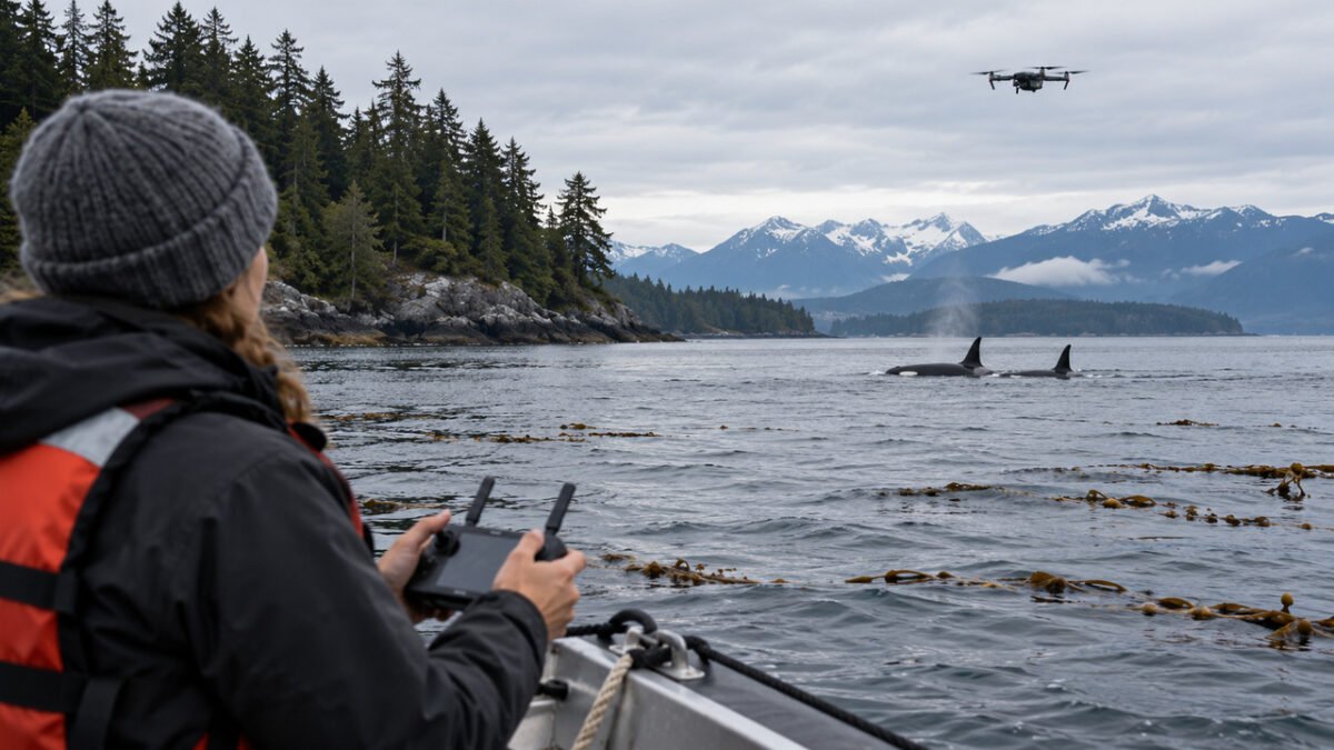 Por que algumas orcas utilizam algas para esfregar o corpo umas nas outras?