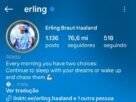 Por que o Instagram de Haaland está azul? Conheça o prêmio Rings