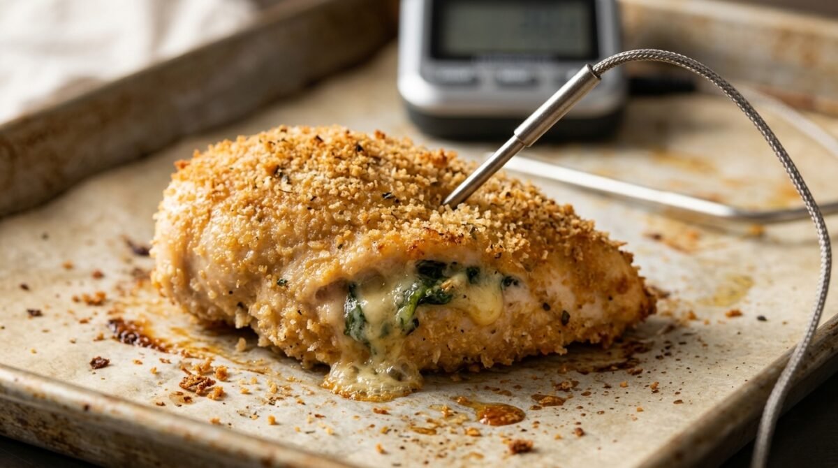 Preparar frango empanado congelado no micro-ondas parece seguro quando a cobertura já está dourada, mas o alimento pode continuar cru por dentro: o CDC alerta que certos produtos recheados precisam atingir 74 °C e seguir as instruções de preparo da embalagem.